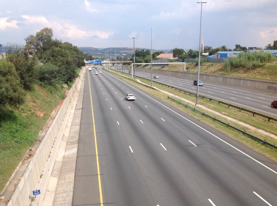 Modern multi-lane highway